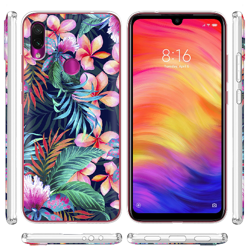 Чехол BoxFace Xiaomi Redmi Note 7 flowers in the tropics