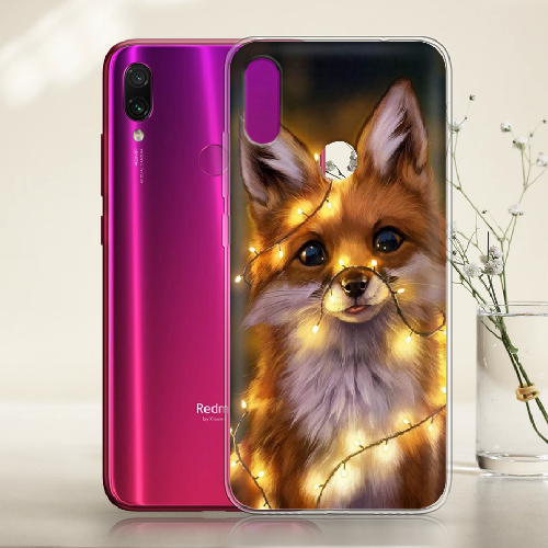 Чехол BoxFace Xiaomi Redmi Note 7 Рождественская лиса