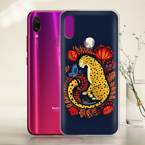 Чехол BoxFace Xiaomi Redmi Note 7 Petrykivka Leopard