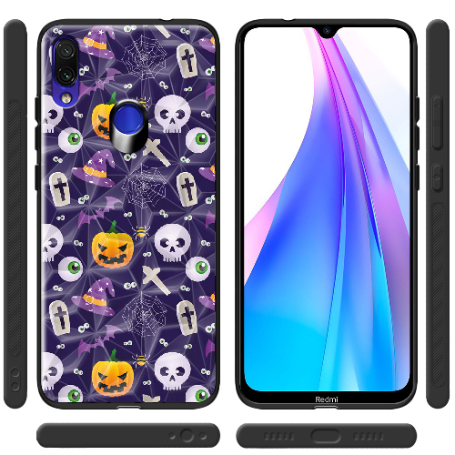 Чехол BoxFace Xiaomi Redmi Note 7 Halloween Purple Mood