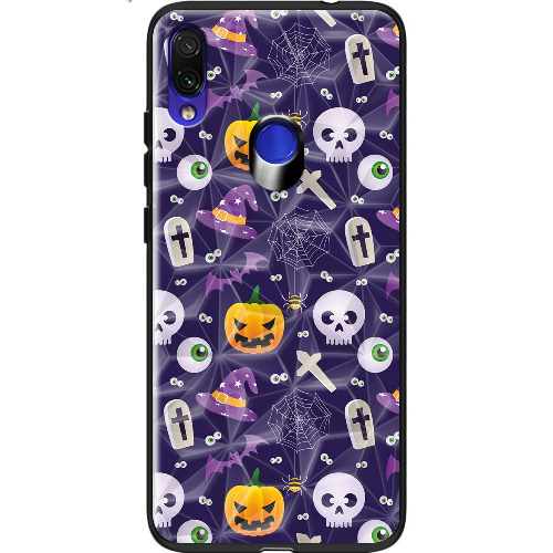 Чехол BoxFace Xiaomi Redmi Note 7 Halloween Purple Mood