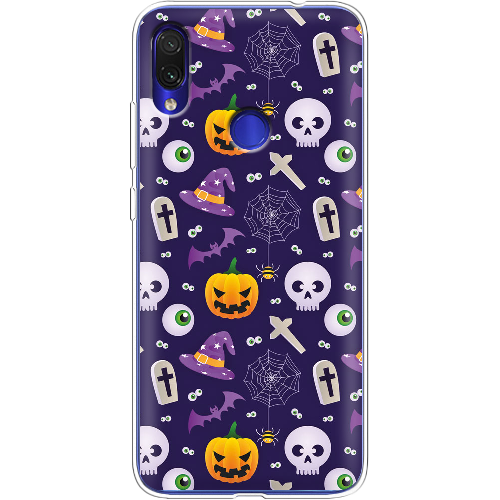 Чехол BoxFace Xiaomi Redmi Note 7 Halloween Purple Mood