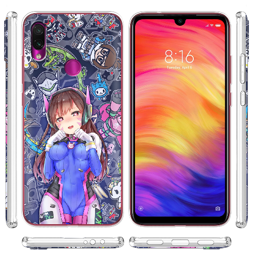 Чехол BoxFace Xiaomi Redmi Note 7 Overwatch D.VA