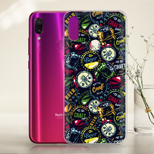 Чехол BoxFace Xiaomi Redmi Note 7 Bottle Caps