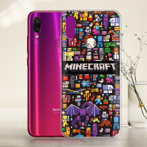 Чехол BoxFace Xiaomi Redmi Note 7 Minecraft Mobbery