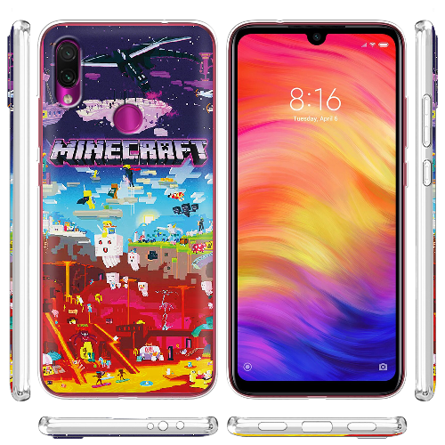 Чехол BoxFace Xiaomi Redmi Note 7 Minecraft World Beyond