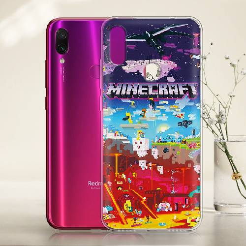 Чехол BoxFace Xiaomi Redmi Note 7 Minecraft World Beyond
