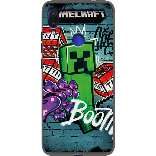 Чехол BoxFace Xiaomi Redmi Note 7 Minecraft Graffiti