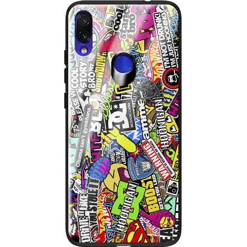 Чехол BoxFace Xiaomi Redmi Note 7 Multicolored Inscriptions