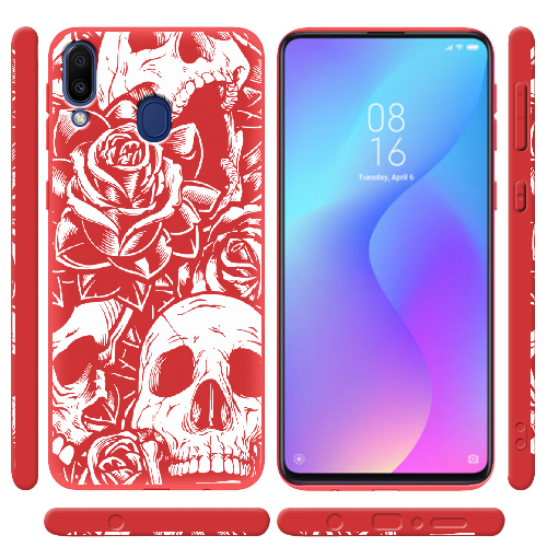 Чехол Boxface Samsung M205 Galaxy M20 Skull and Roses