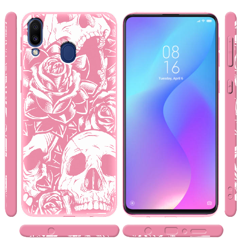 Чехол Boxface Samsung M205 Galaxy M20 Skull and Roses