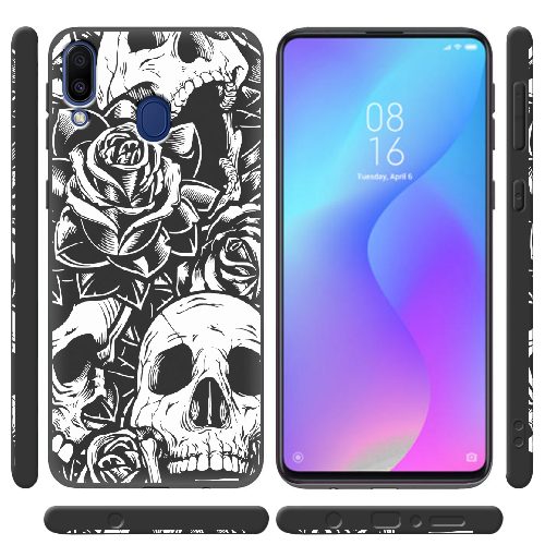 Чехол Boxface Samsung M205 Galaxy M20 Skull and Roses