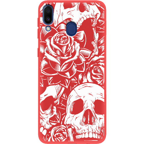 Чехол Boxface Samsung M205 Galaxy M20 Skull and Roses