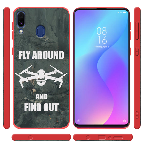 Чехол Boxface Samsung M205 Galaxy M20 Дрон Fly Around