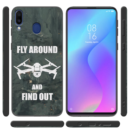 Чехол Boxface Samsung M205 Galaxy M20 Дрон Fly Around