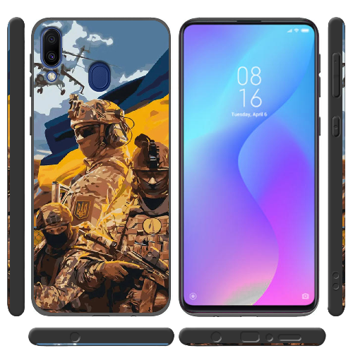 Чехол Boxface Samsung M205 Galaxy M20 Воїни ЗСУ