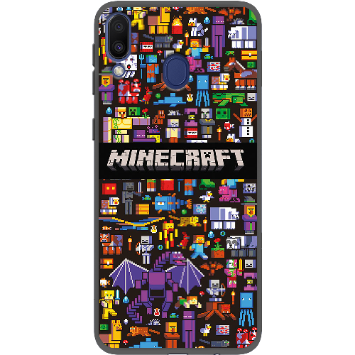 Чехол Boxface Samsung M205 Galaxy M20 Minecraft Mobbery