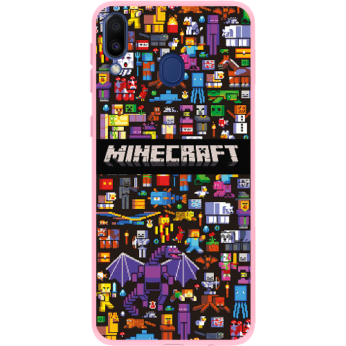 Чехол Boxface Samsung M205 Galaxy M20 Minecraft Mobbery