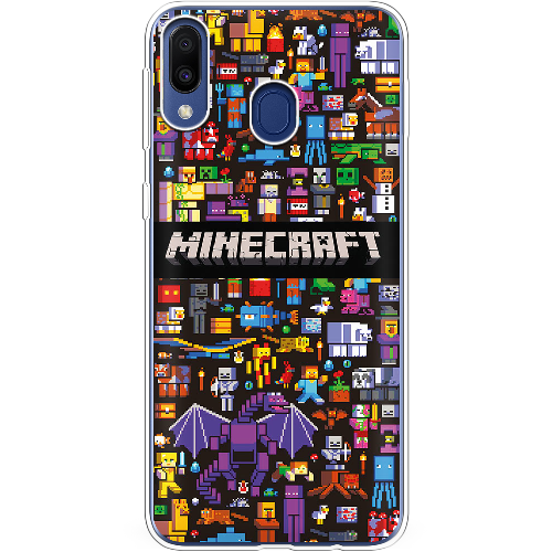 Чехол Boxface Samsung M205 Galaxy M20 Minecraft Mobbery