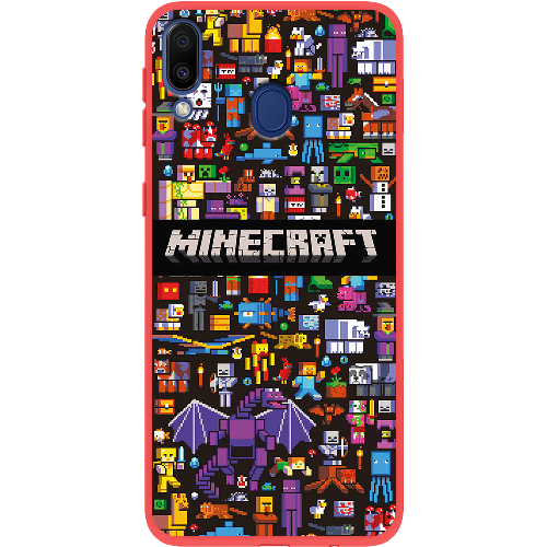 Чехол Boxface Samsung M205 Galaxy M20 Minecraft Mobbery