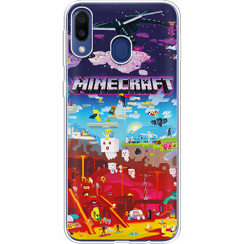 Чехол Boxface Samsung M205 Galaxy M20 Minecraft World Beyond