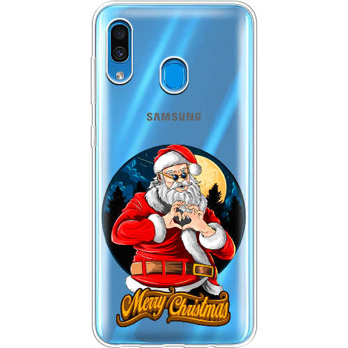 Чехол BoxFace Samsung A305 Galaxy A30 Cool Santa and heart