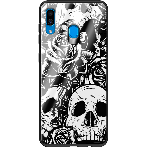 Чехол BoxFace Samsung A305 Galaxy A30 Skull and Roses