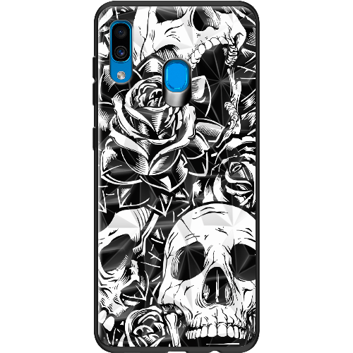 Чехол BoxFace Samsung A305 Galaxy A30 Skull and Roses