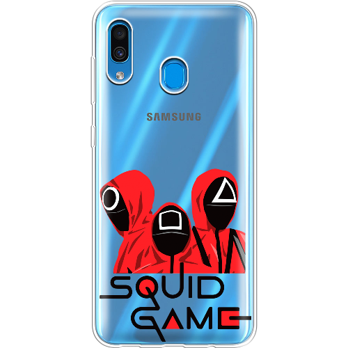 Чехол BoxFace Samsung A305 Galaxy A30 siquid game люди в красном