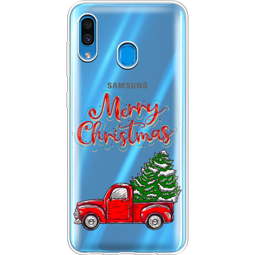 Чехол BoxFace Samsung A305 Galaxy A30 Holiday Car Merry Christmas