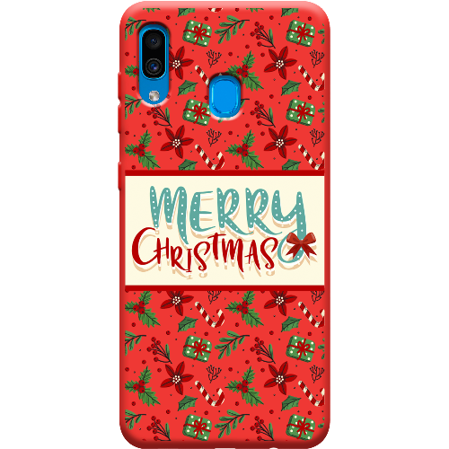 Чехол BoxFace Samsung A305 Galaxy A30 Vintage Christmas Congratulation