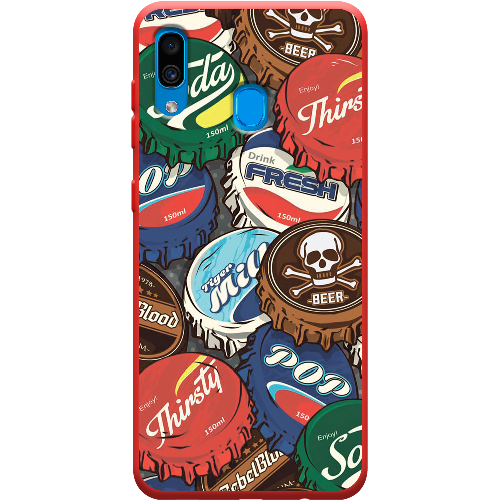 Чехол BoxFace Samsung A305 Galaxy A30 Drink Lids