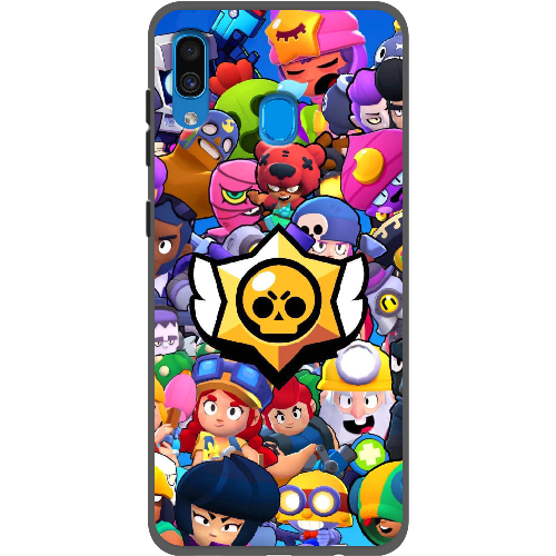 Чехол BoxFace Samsung A305 Galaxy A30 Brawl Stars