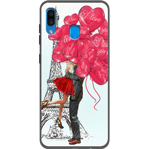 Чехол BoxFace Samsung A305 Galaxy A30 Love in Paris