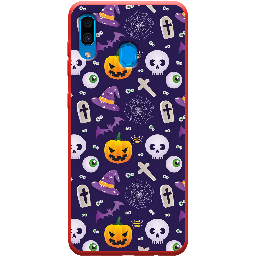 Чехол BoxFace Samsung A305 Galaxy A30 Halloween Purple Mood