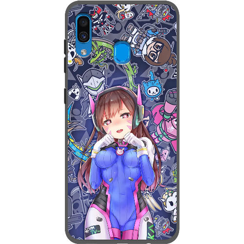 Чехол BoxFace Samsung A305 Galaxy A30 Overwatch D.VA