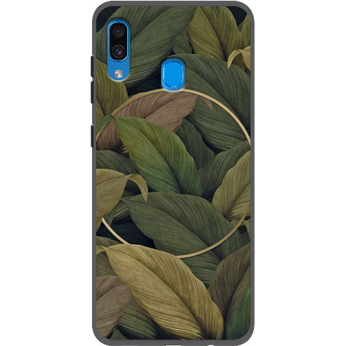 Чехол BoxFace Samsung A305 Galaxy A30 Green Leaf