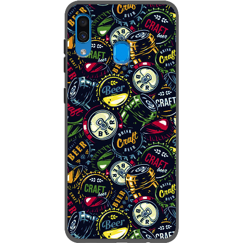 Чехол BoxFace Samsung A305 Galaxy A30 Bottle Caps