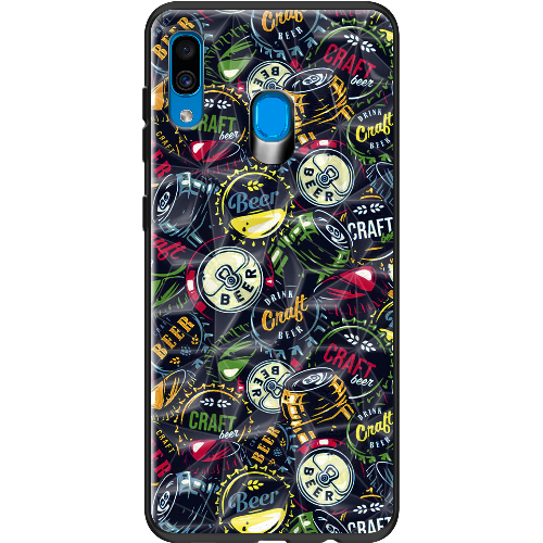 Чехол BoxFace Samsung A305 Galaxy A30 Bottle Caps