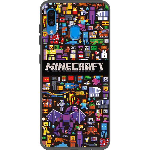 Чехол BoxFace Samsung A305 Galaxy A30 Minecraft Mobbery