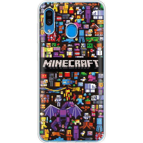 Чехол BoxFace Samsung A305 Galaxy A30 Minecraft Mobbery