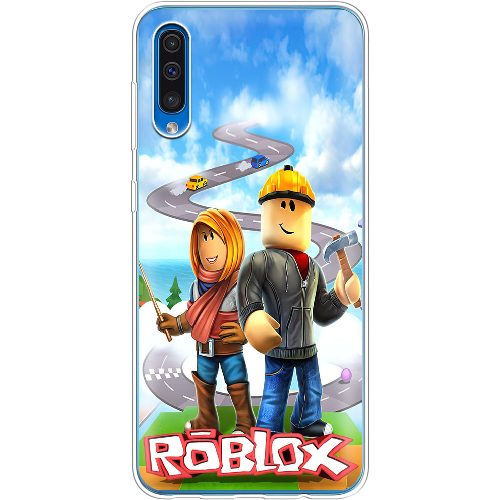 Чехол BoxFace Samsung A505 Galaxy A50 Roblox Білдерман