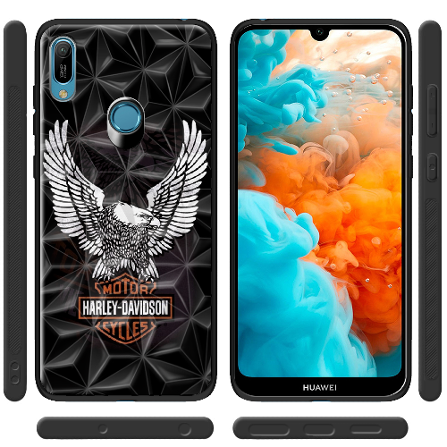 Чехол Boxface Honor 8A Harley Davidson and eagle