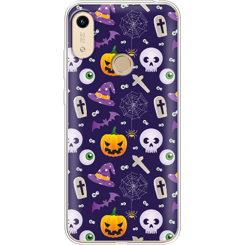 Чехол Boxface Honor 8A Halloween Purple Mood