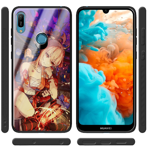 Чехол Boxface Honor 8A Genshin Ёимия с огоньком