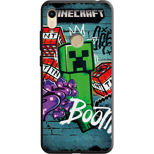 Чехол Boxface Honor 8A Minecraft Graffiti