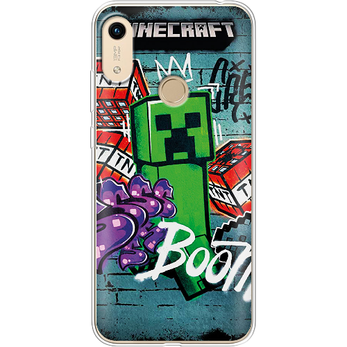 Чехол Boxface Honor 8A Minecraft Graffiti