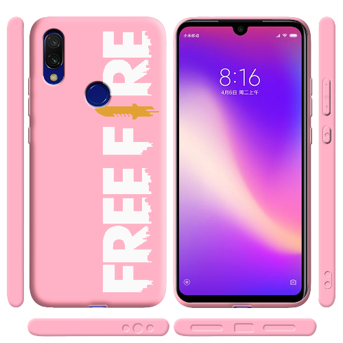 Чехол BoxFace Xiaomi Redmi 7 Белый Free Fire