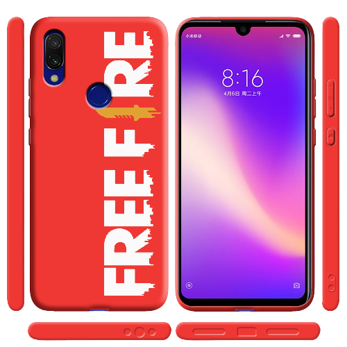 Чехол BoxFace Xiaomi Redmi 7 Белый Free Fire