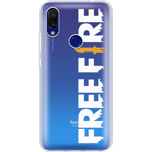 Чехол BoxFace Xiaomi Redmi 7 Белый Free Fire